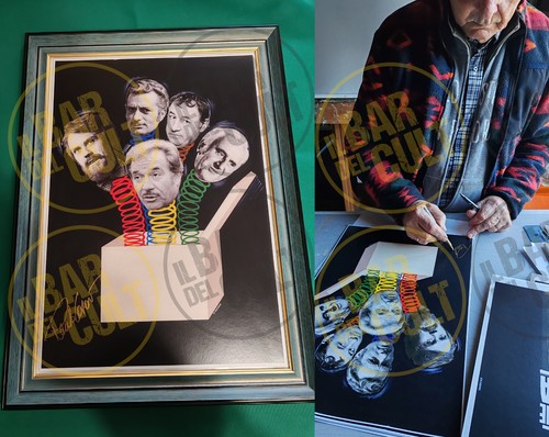 Renato casaro signed poster - casaro,