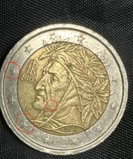 moneta 2 euro dante alighieri