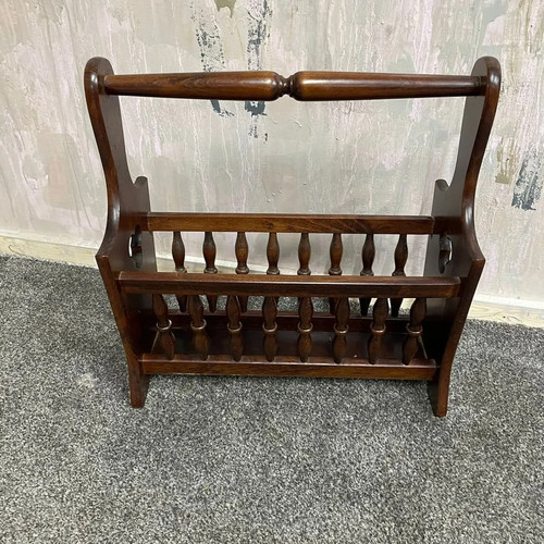 Porta riviste vintage - , legno