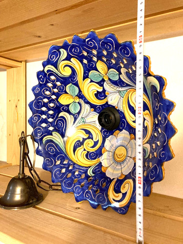 Lampadario ceramica - lampadario,