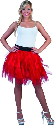 Gonna tulle rossa - tulle,