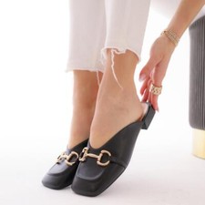 Scarpe donna sabot catena - sabot,