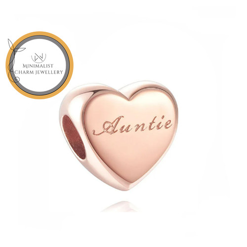 Charm zia amo cuore - charm,