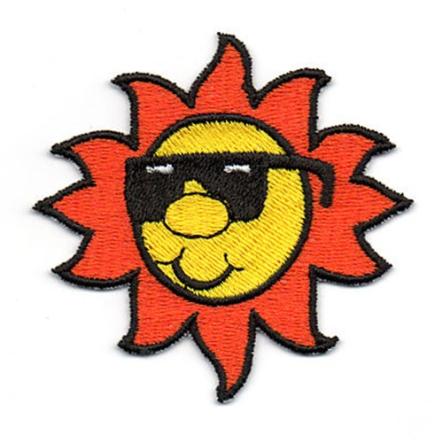 Patch ricamo toppa - toppa, sun
