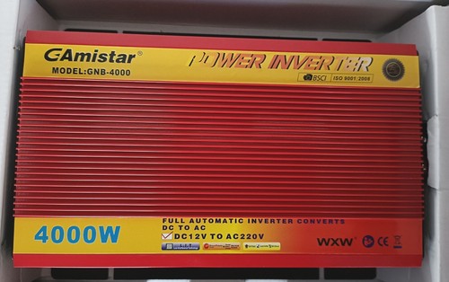 Inverter 4000w 12v - 12v, remoto