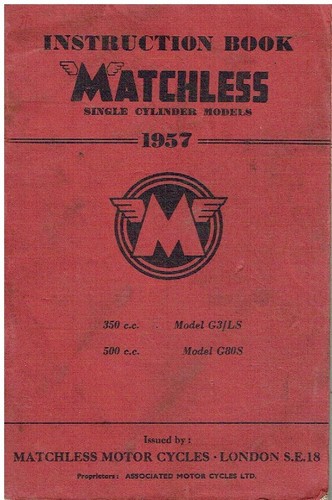 Matchless 350cc g3l g3ls 500cc - g3l,