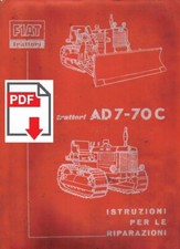 Trattore fiat 70c - 70c, cingoli