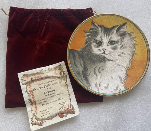 Piatto vintage serie gatto