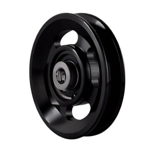 Aluminum gym pulley - pulley, black