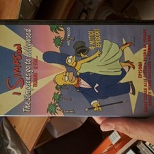 I Simpson The Simpsons Go To Hollywood Tremano Le Star VHS ottimo 1999