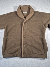 Cardigan Polartec pile pile pile vintage primi inverni uomo XL giacca con bottoni USA