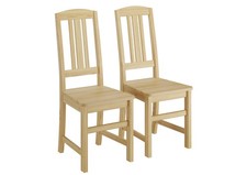 Due eleganti sedie in Pino