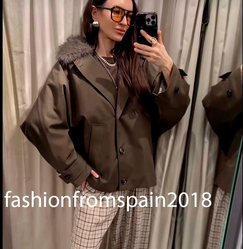 Zara nuovo trench corto - nuovo, donna