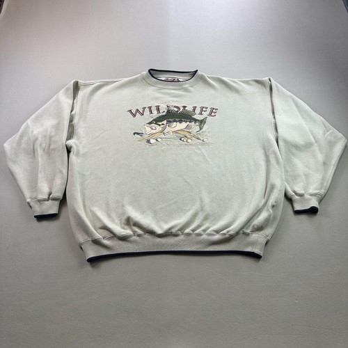 Felpa pesca vintage uomo - , xl