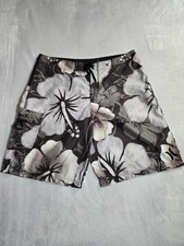 Hurley Board Shorts Mens Taglia 38 Surf Beach Skate Poliestere Coulisse Floreale