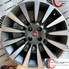 4 CERCHI IN LEGA ORIGINALI RAGGIO 17 FIAT BRAVO ANTRACITE OPACO DIAMANTATO