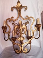 applique ferro dorato