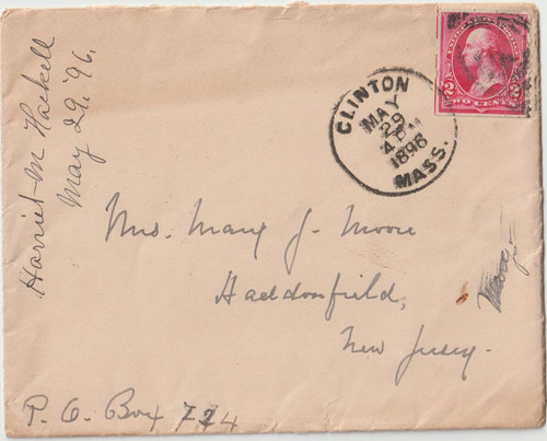 1896 2ct sughero clinton - 1896, cl