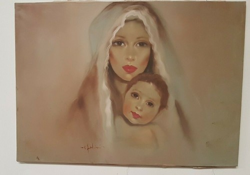 Quadro madonna con bambino - madonna,