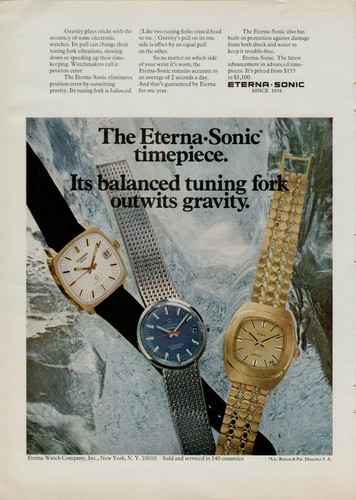 Orologio eterna sonic - eterna-sonic, 1970