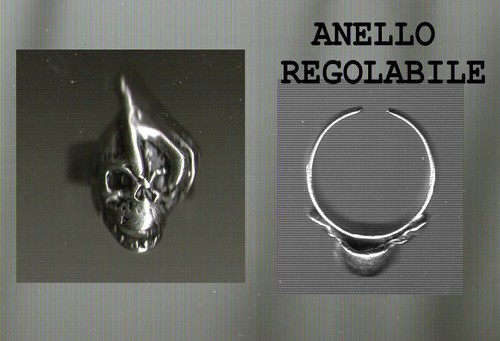 Anello teschio skull - anello,
