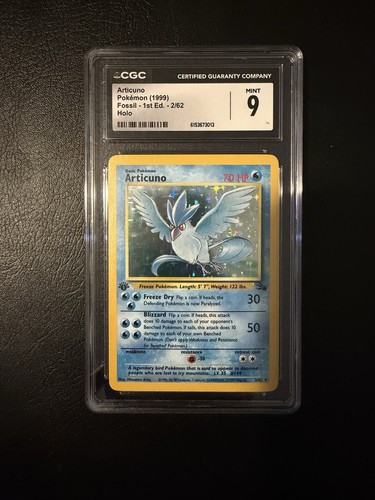 Cgc mint articuno 1999 - 9,