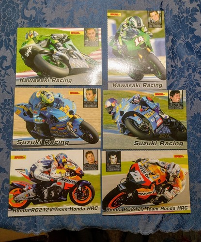 Cartoline autografate moto - cartoline,