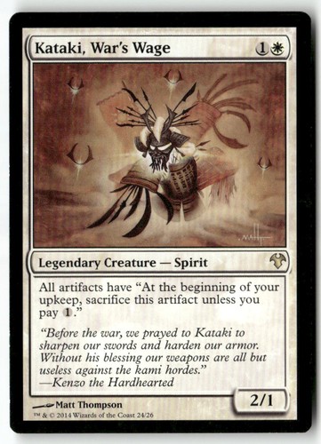 Mtg kataki war wage magic - mtg,