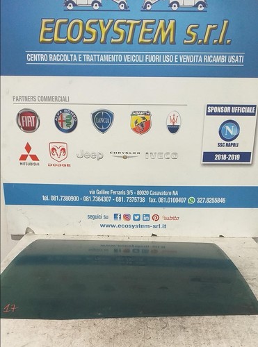 Vetro scendente posteriore - vetro,