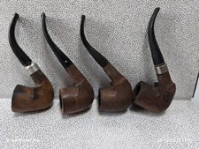 Pipe 4 Abbozzi Di Pipa Grezzo Fumato 煙斗 管道 No Dunhill Sasieni Baldo Baldi (Abb)