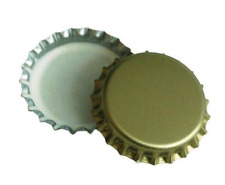 Tappi Tappo Corona mm.26 Colore Oro Idoneo alla bollitura e Alimenti Conf. 100PZ