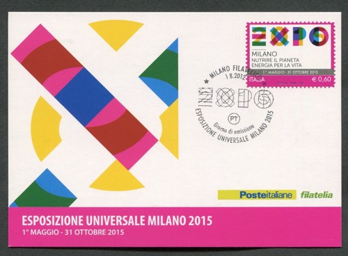 Italia fdc cartolina - italia,