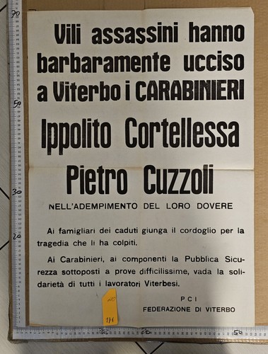 Manifesto viterbo pci partito - manifesto,