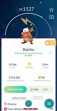Shiny Raichu Ash ! rare 