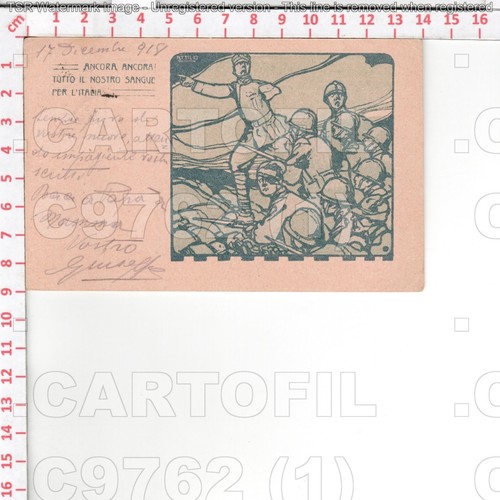 C9762 militare 1918 cartolina - c9762,