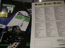 cagiva T4 -350-500   - brochure -prospekt  " ITA" 
