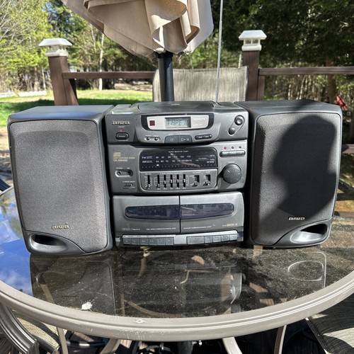Aiwa dw400u boom box cd - aiwa, ca-dw400u