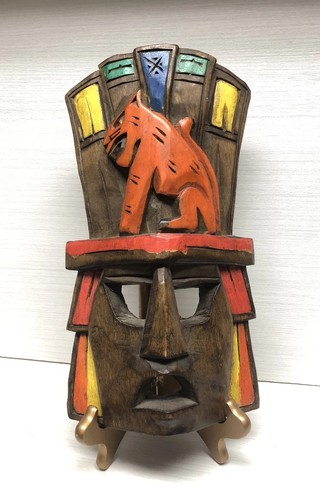 Maschera tribale azteca maya - maschera,
