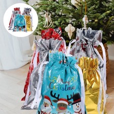  Sacchetti per confezioni regalo di Natale da 5 pezzi Sacchetti portaoggetti con