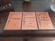 3 LIBRETTI D'OPERA D'EPOCA