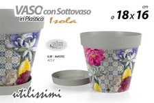 VASO FIORIERA + SOTTOVASO