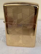 ZIPPO LIGHTER  SHIMMER 33 GOLD  PLATE DOUBLE FACE 1994 NEW NUOVO DISCOUNT 50%