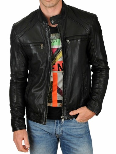 Giacca motociclista uomo - giacca,