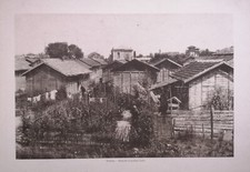 Vecchia Stampa Foto Storica Treviso - Baracche In Località Canile