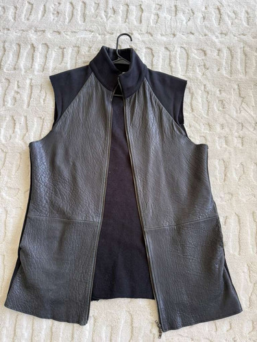 Gilet anteriore pelle - anteriore, in