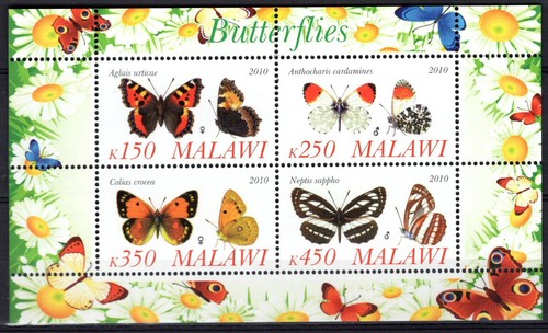 Francobolli malawi 2010 - francobolli, foglio