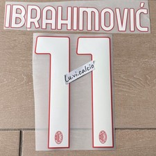 Stampa Nome + Numero Giocatore 11 Ibrahimovic Milan 22/23 Home