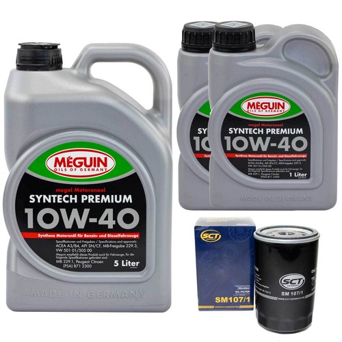 Kit olio motore syntech - olio, 10w-40