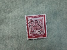 francobollo Poste Italiane lire 25 primo centenario 1858-1958