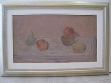 Quadro di Giuseppe Manfredi, dipinto olio su cartone con cornice